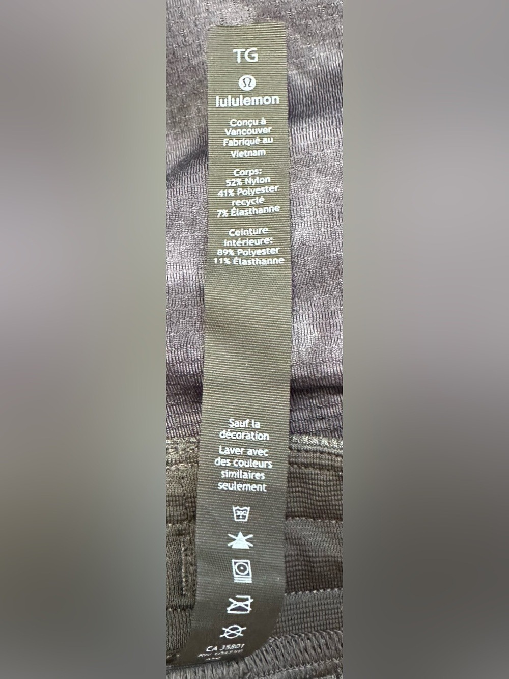 Lululemon Textured Jogger XL Gray/Black Tie Dye Camo Print - Unisex - Picture 14 of 15
